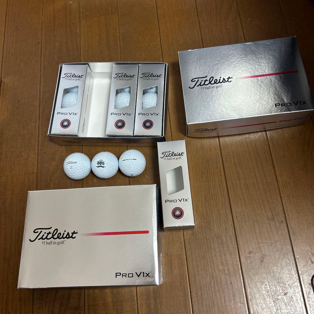 【新品】2025最新モデル　タイトリスト PRO V1x ホワイト 3ダース