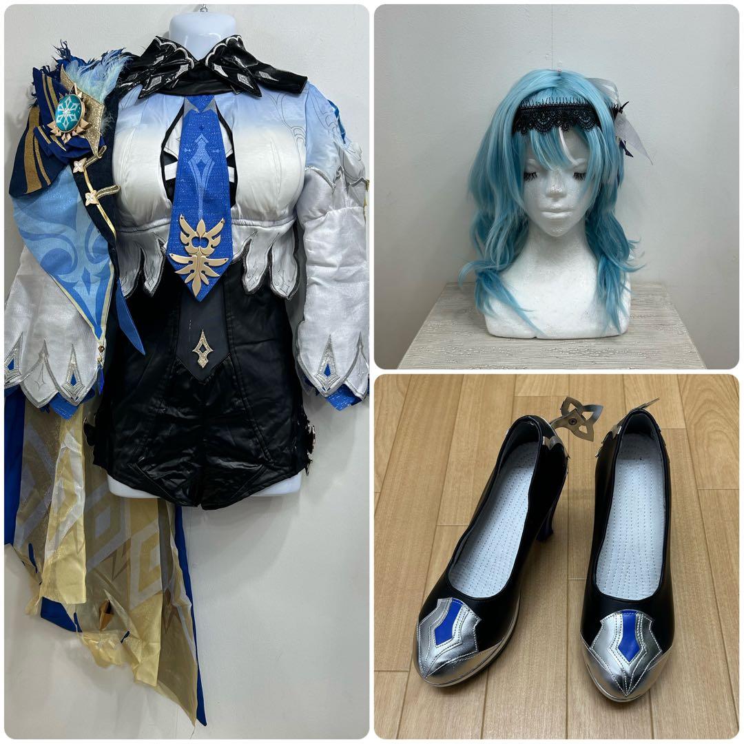 【即コス可能】原神 げんしん エウルア コスプレ 衣装 ウィッグ 靴など