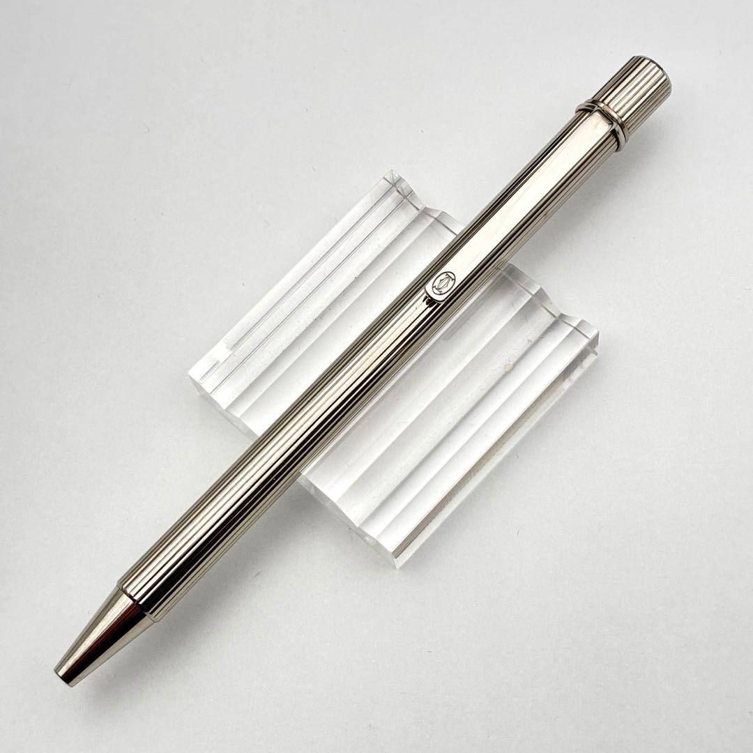 Cartier カルティエ マスト ストライプ柄 ツイスト式 ボールペン