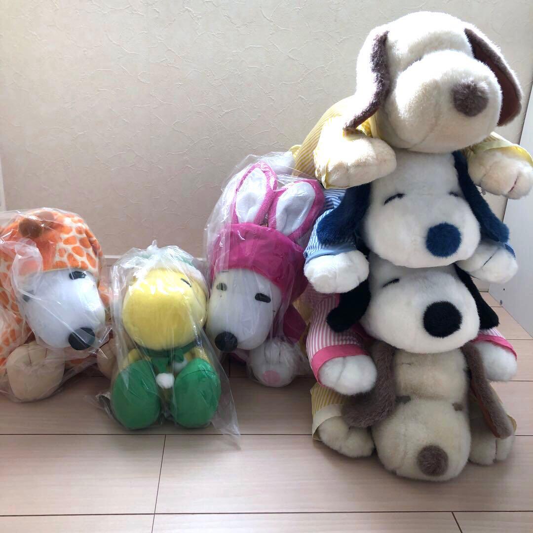 スヌーピー ぬいぐるみ 7体セット 60cm 特大 まとめ売り