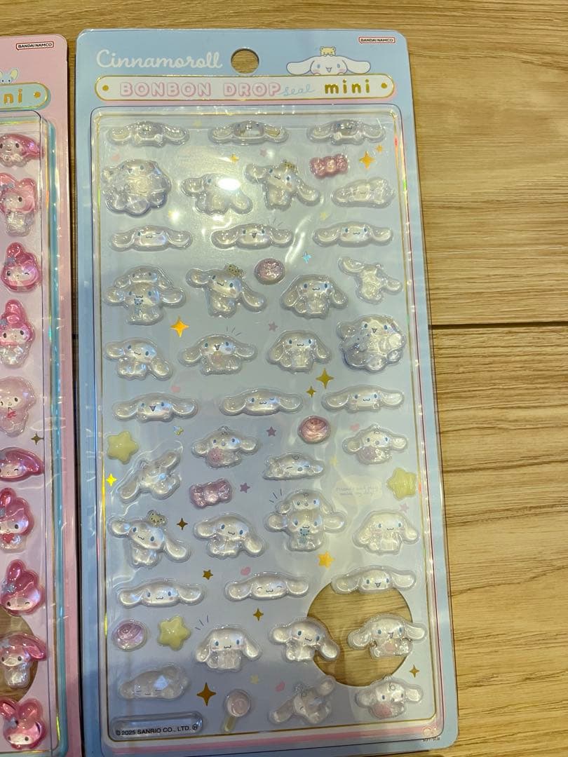 【正規品】サンリオミニボンボンドロップシール　8種コンプリートセット