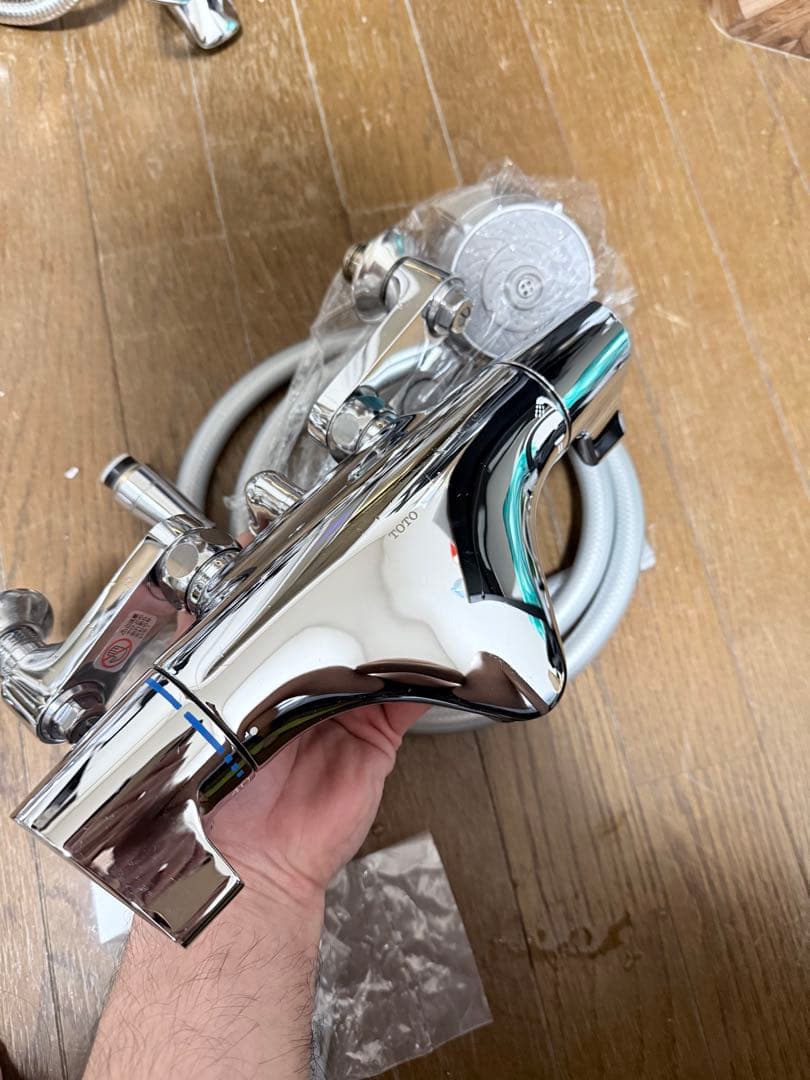 シャワーヘッドセット クロムメッキ tmnw40jcs