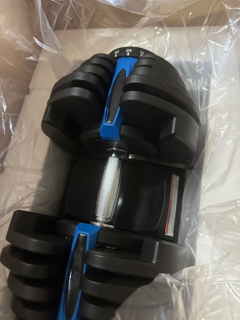 た*ど様 アジャスタブルダンベル 5-40Kg 2点セット 新品未使用品 ※直配