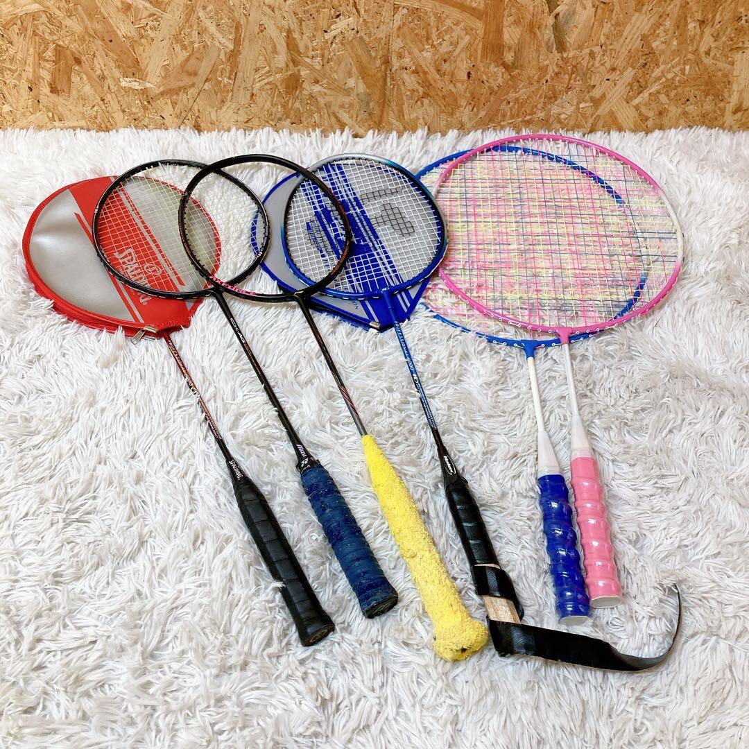 バトミントン　ラケット　まとめ売り　6本セット　axforce splding