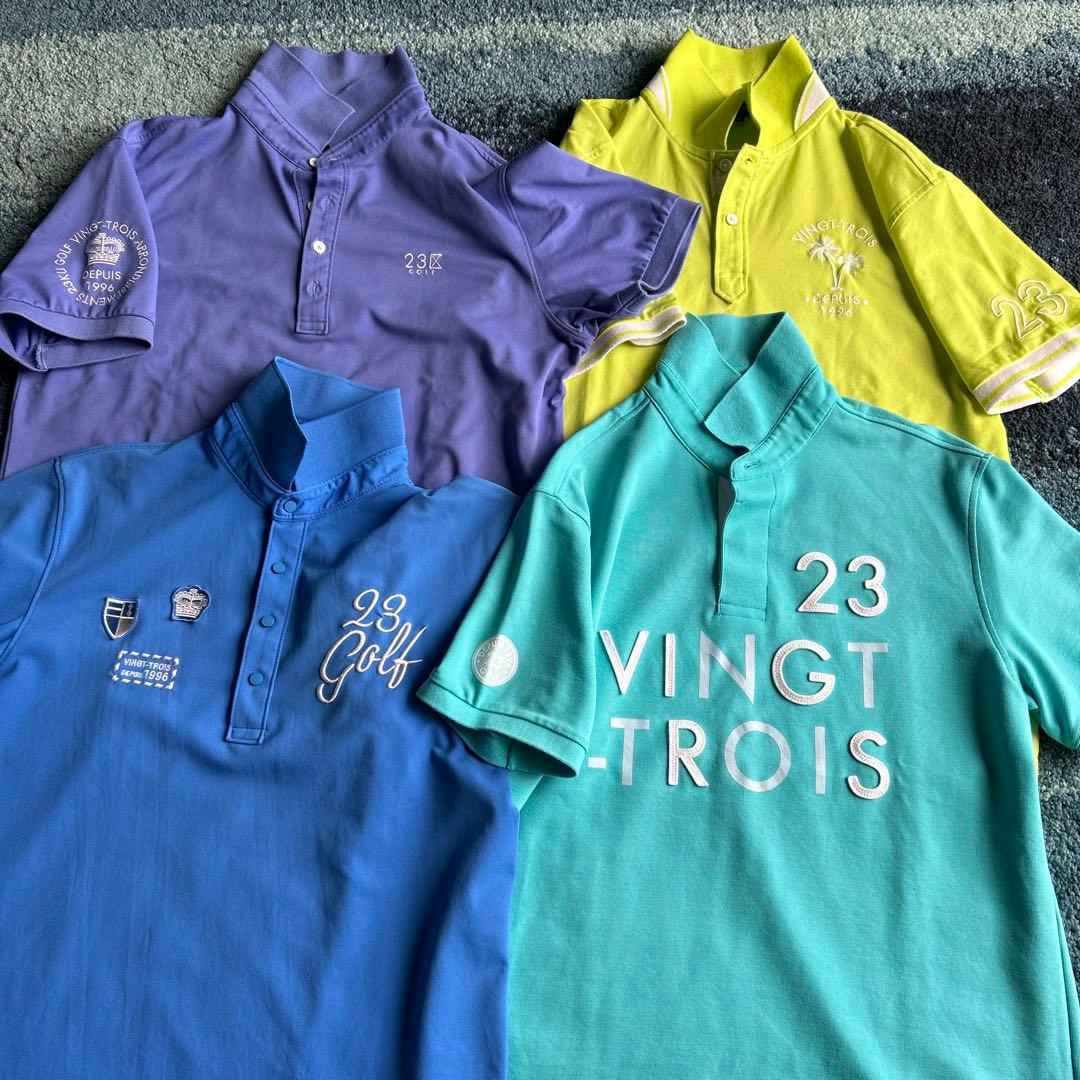 23区ゴルフ ポロシャツ　4枚　XL L