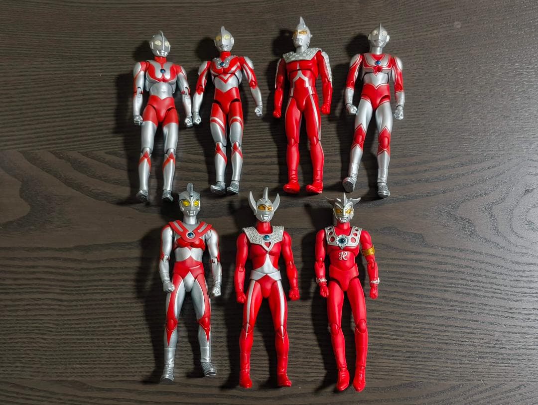 ULTRA-ACT 昭和ウルトラ兄弟 7体セット（パーツ・説明書完品・箱無し）