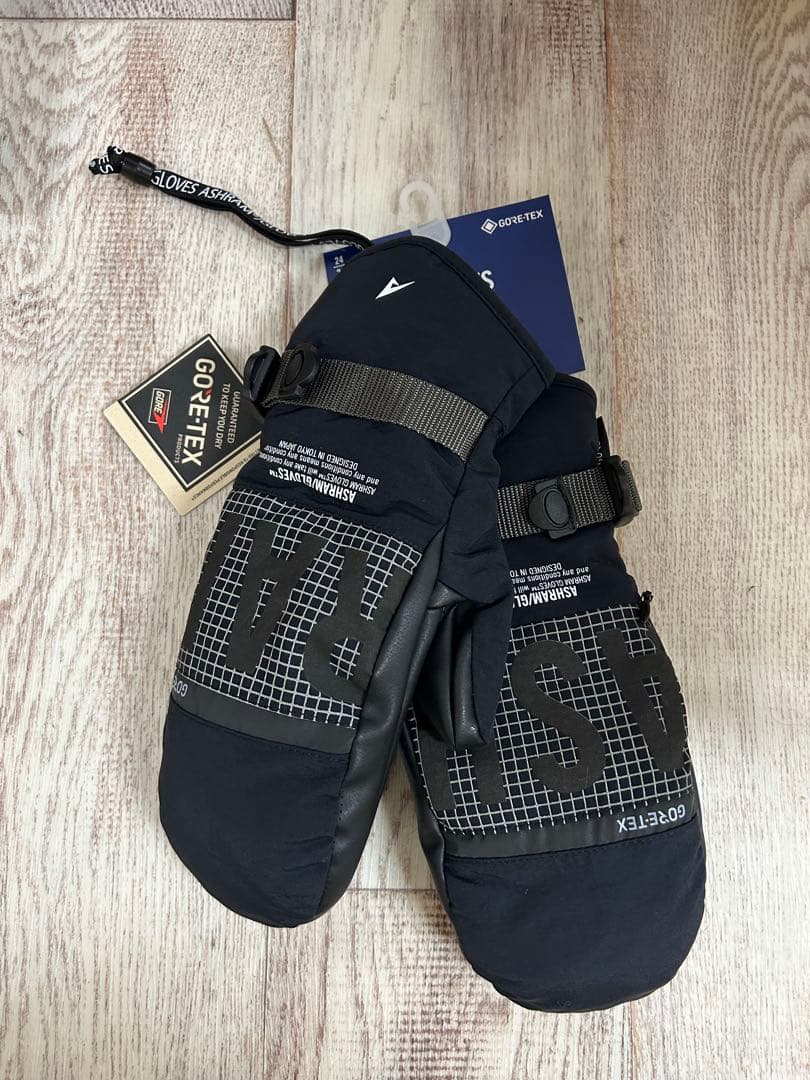 【新品】24-25 ASHRAM DGMA スノーボード ミトングローブMサイズ