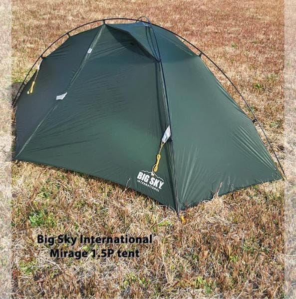 【新品未使用】ビッグスカイ・ミラージュ1.5Pテント(グリーン)