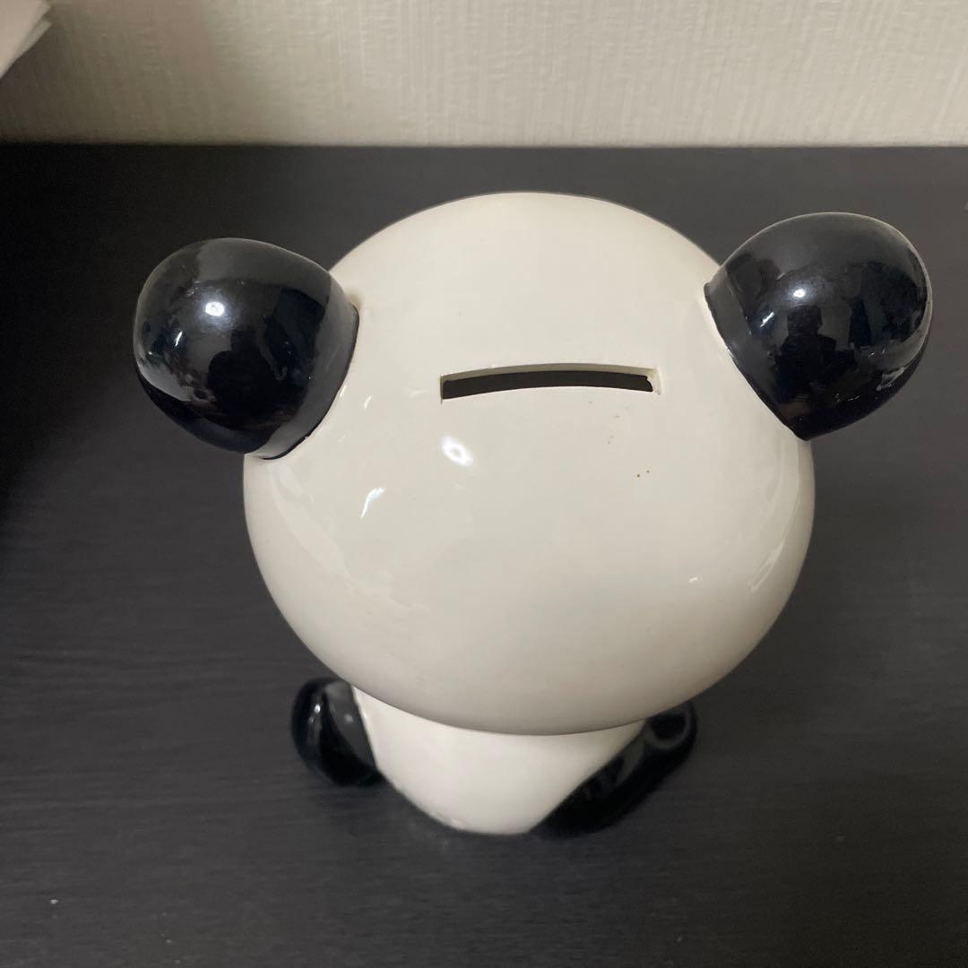 最終値下げ　昭和レトロ　内藤ルネ　パンダ貯金箱　ルネパンダ　陶器