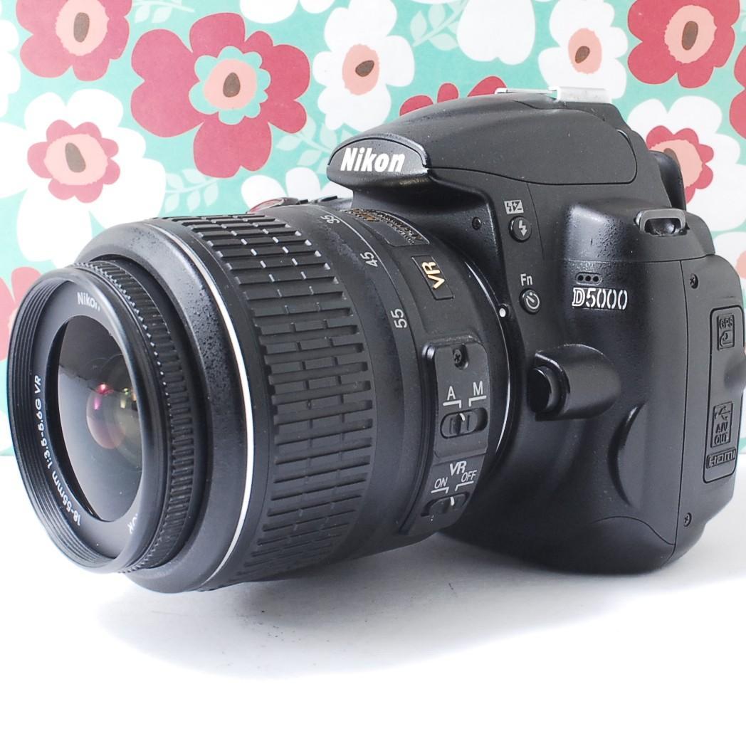 ❤初心者オススメ❤スマホ転送OK❤Nikon D5000❤自撮,動画OK❤