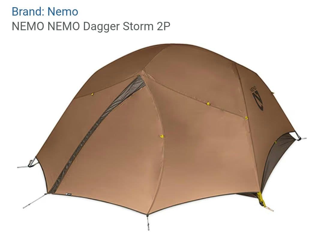 NEMO ニーモ ダガーストーム2P フットプリント付き