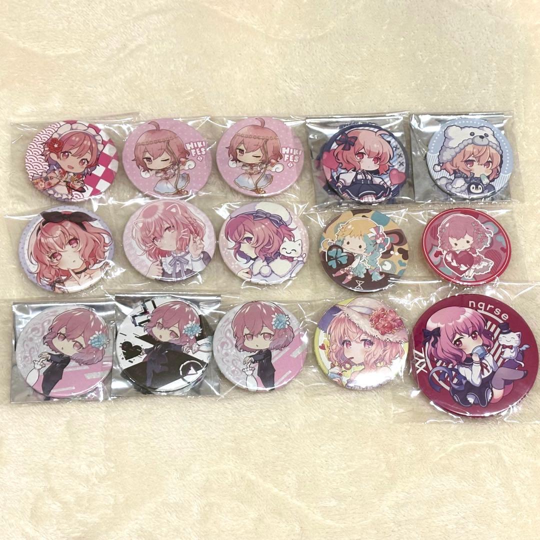 nqrse 缶バッジ 15点セット