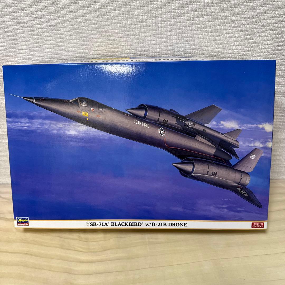 SR-71 BLACKBIRD w/D-21B DRONE ハセガワ　プラモデル