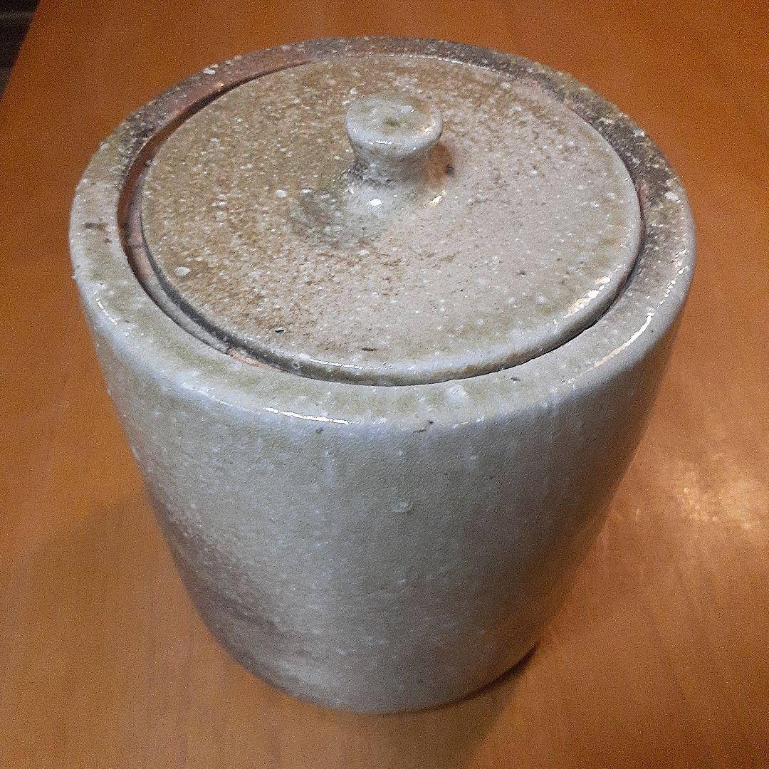 信楽焼　水指