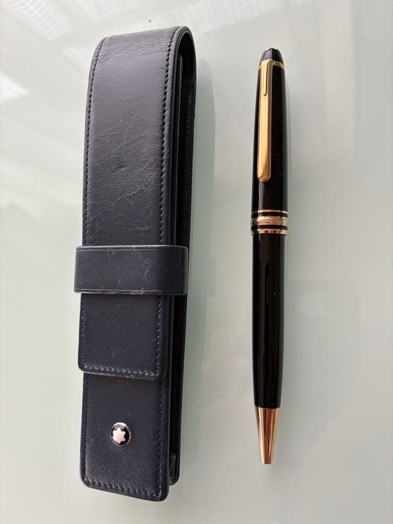 ◾️MONT BLANC モンブラン◾️SIENA シエナ◾️紺色◾️一本差し◾️
