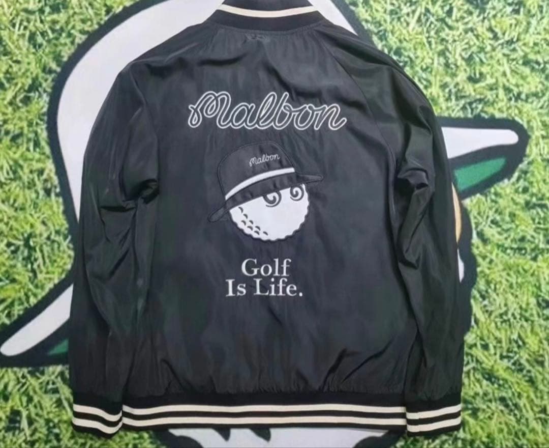 L マルボンゴルフ MALBON GOLF 　スタジャン　ジャケット