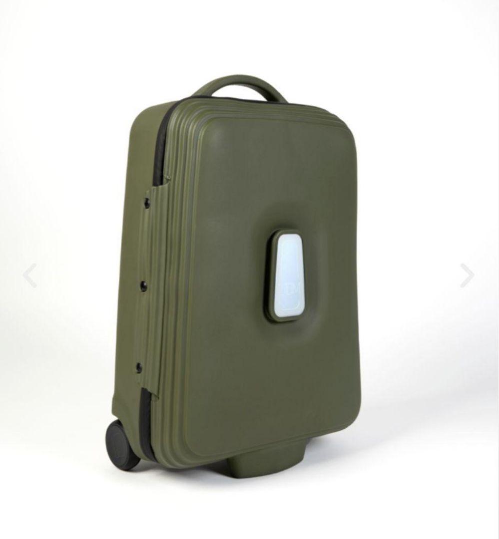 ♦新品♦ スーツケース イタリア製 グリーン 機内持込OK キャリーバッグ