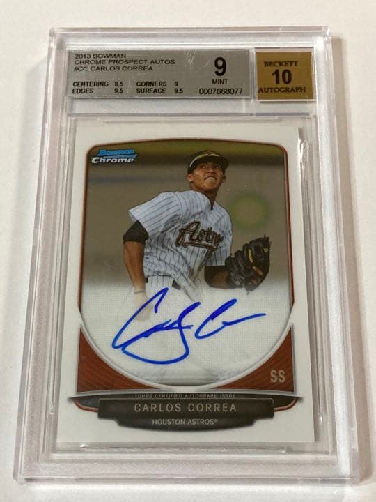 CORREA!! C.コレア 1st ボウクロ 直筆サインルーキーカード