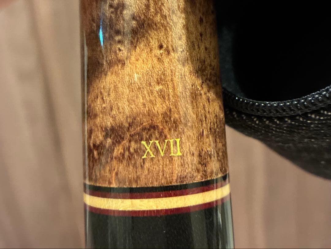 ADAM ビリヤード キュー XVⅡ 全長 約148㌢Hammerデニムケース付