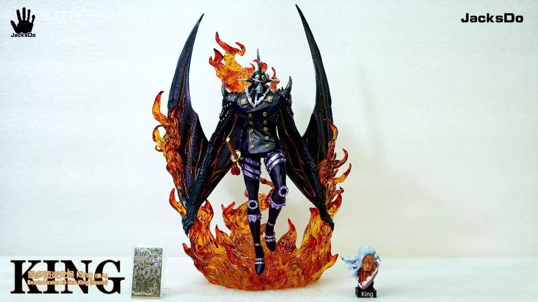ワンピース キング アルベル フィギュア 塗装済み完成品 ガレージキット