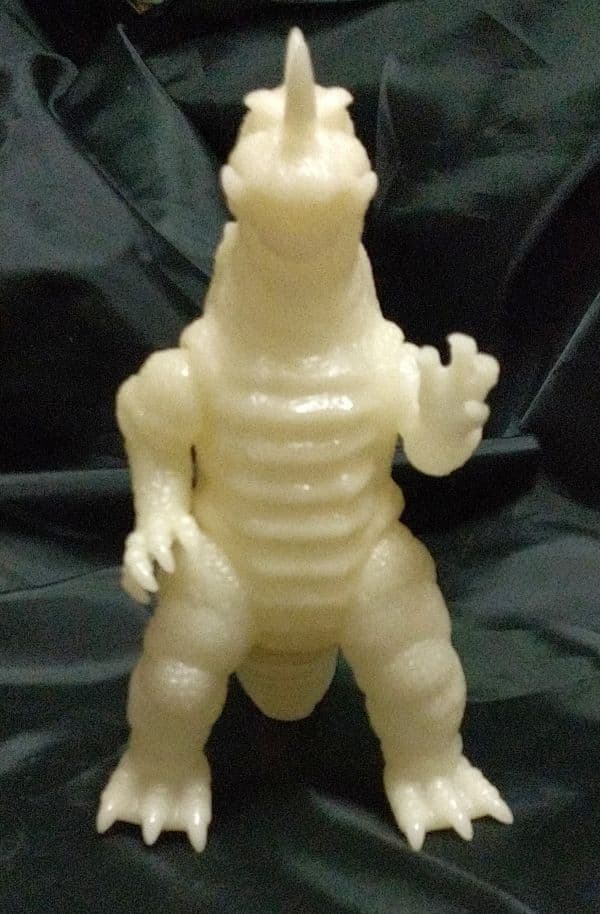 マルサン キングゴドラス 蓄光 未塗装 ソフビ ソフトビニール人形