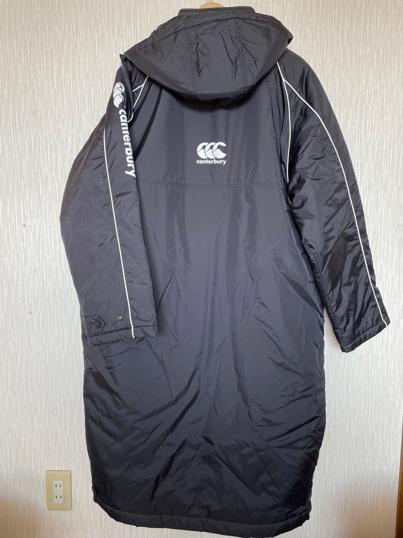 Canterbury ベンチコート 黒　XL