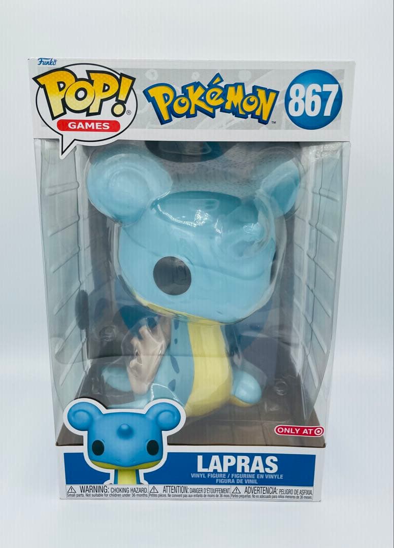 Funko Pop! ポケモン ラプラス 867 特大フィギュア限定版