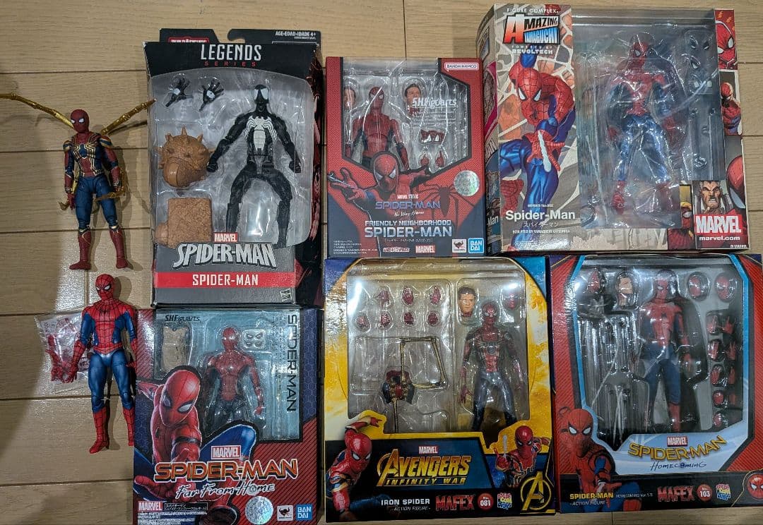 d*7様 S.H.Figuarts　MAFEX　スパイダーマン　その他　まとめ売