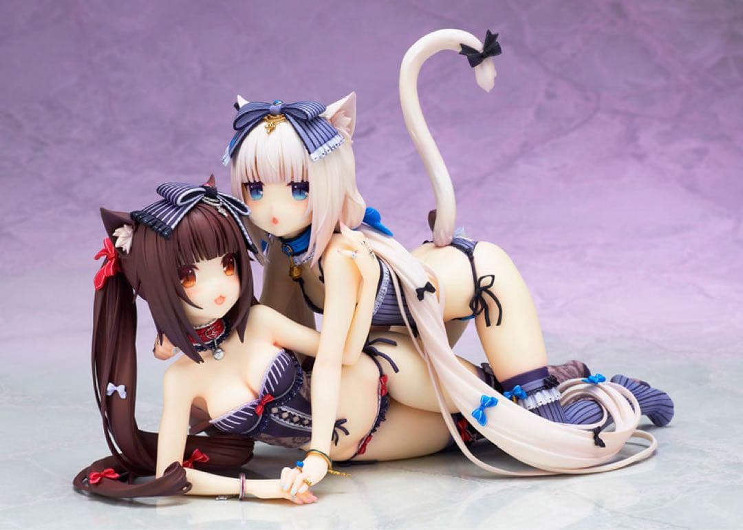 未開封 FLARE ネコぱら ショコラ＆バニラ フィギュア
