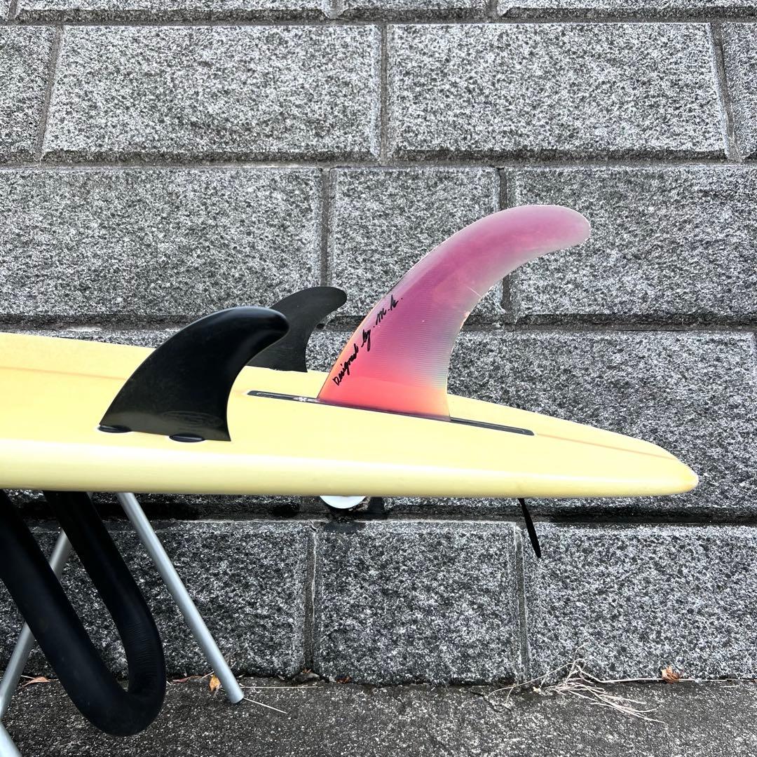 サーフボード　ロングボード　9’0ft フィン　ケース付き　中古美品　浮力十分