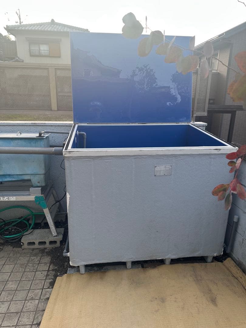 水産試験場活魚飼育水槽、錦鯉、メダカ、金魚の、飼育水槽中古