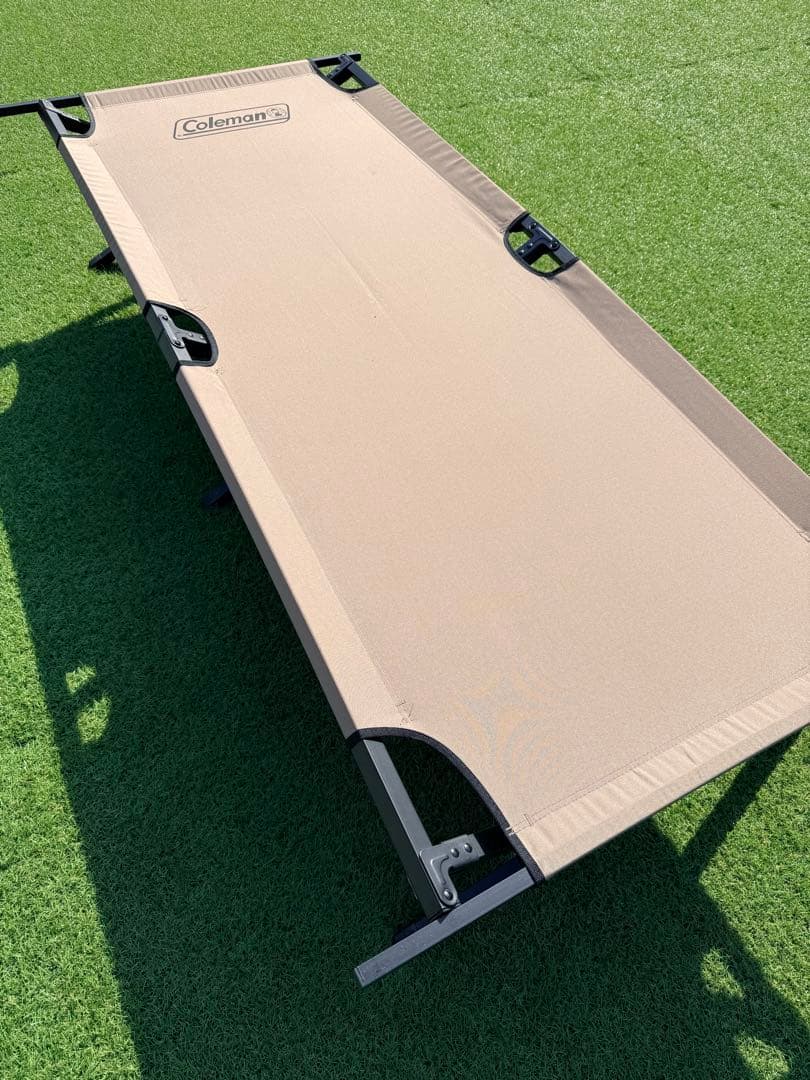 Coleman コット ブラウン 折りたたみ式
