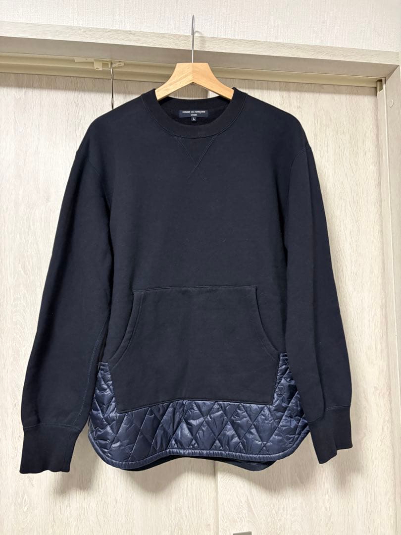 COMME des GARCONS HOMME キルティングスウェット Lサイズ