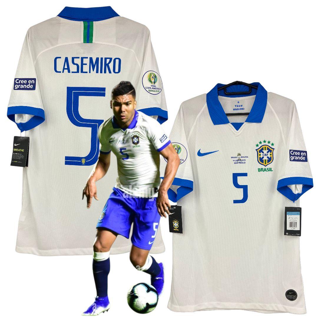 19-20 ブラジル代表　カゼミーロ　ナイキオフィシャル　フルパッチユニフォーム