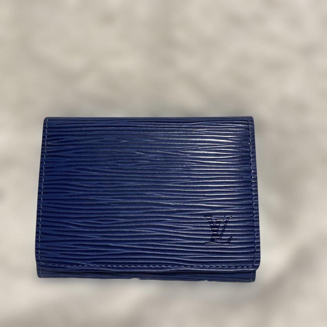 LOUIS VUITTON ネイビー 名刺入れ