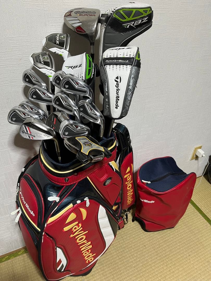 支給品!14本が支給品！超豪華テーラーメイドゴルフセットＸ+キャデバッグ+オマケ