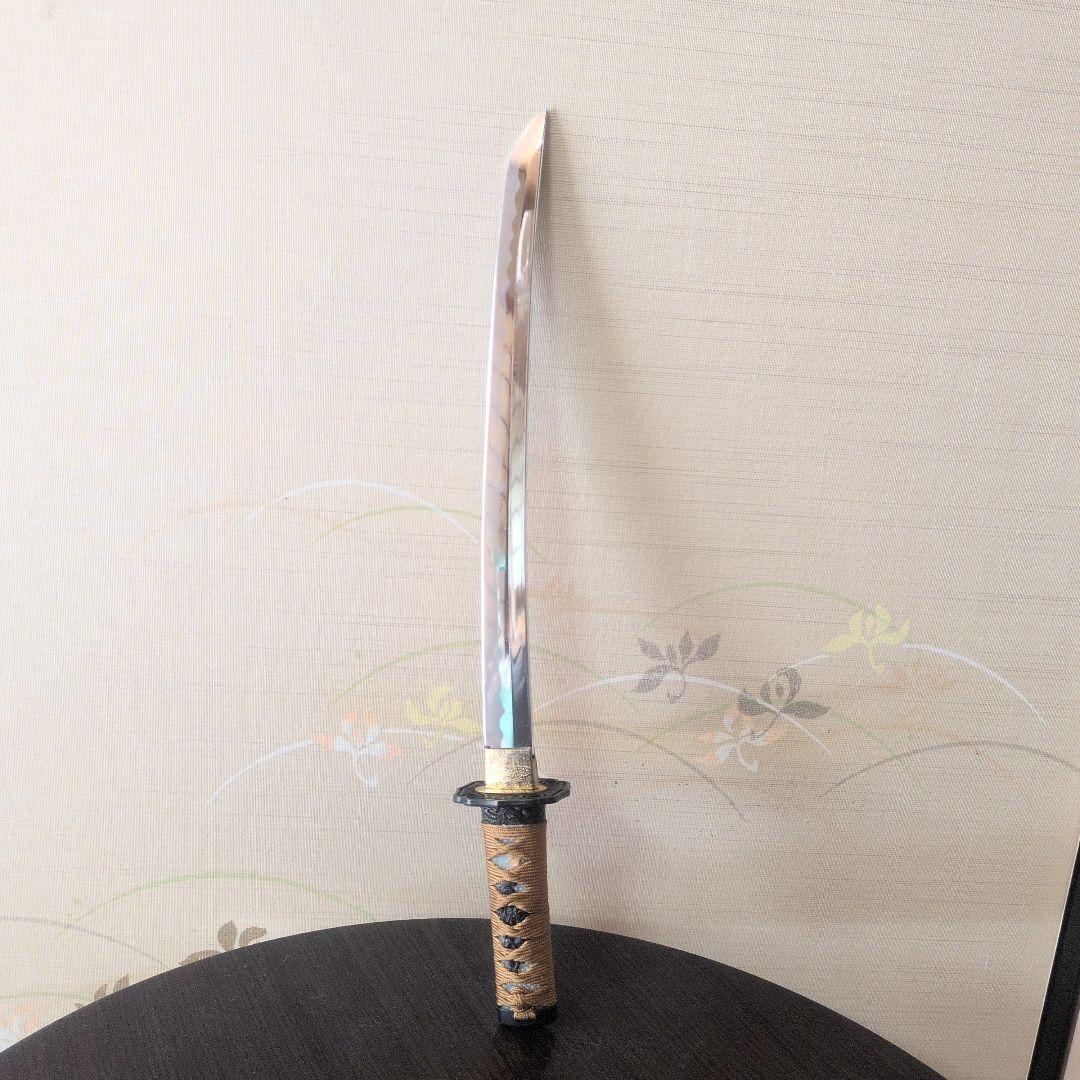 日本刀 　模造刀　 脇差 　茶鞘 　観賞用　居合刀