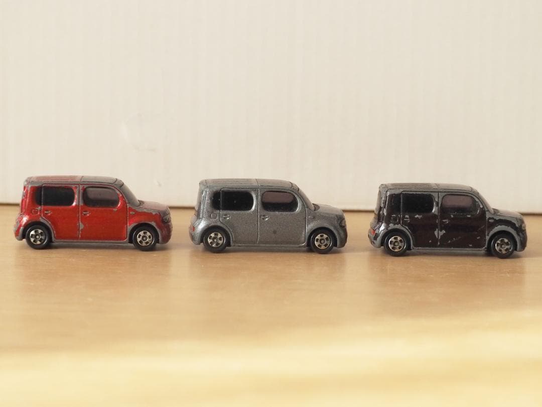 非売品 トミカ★日産 キューブ 8台セット カラーサンプル CUBE ミニカー