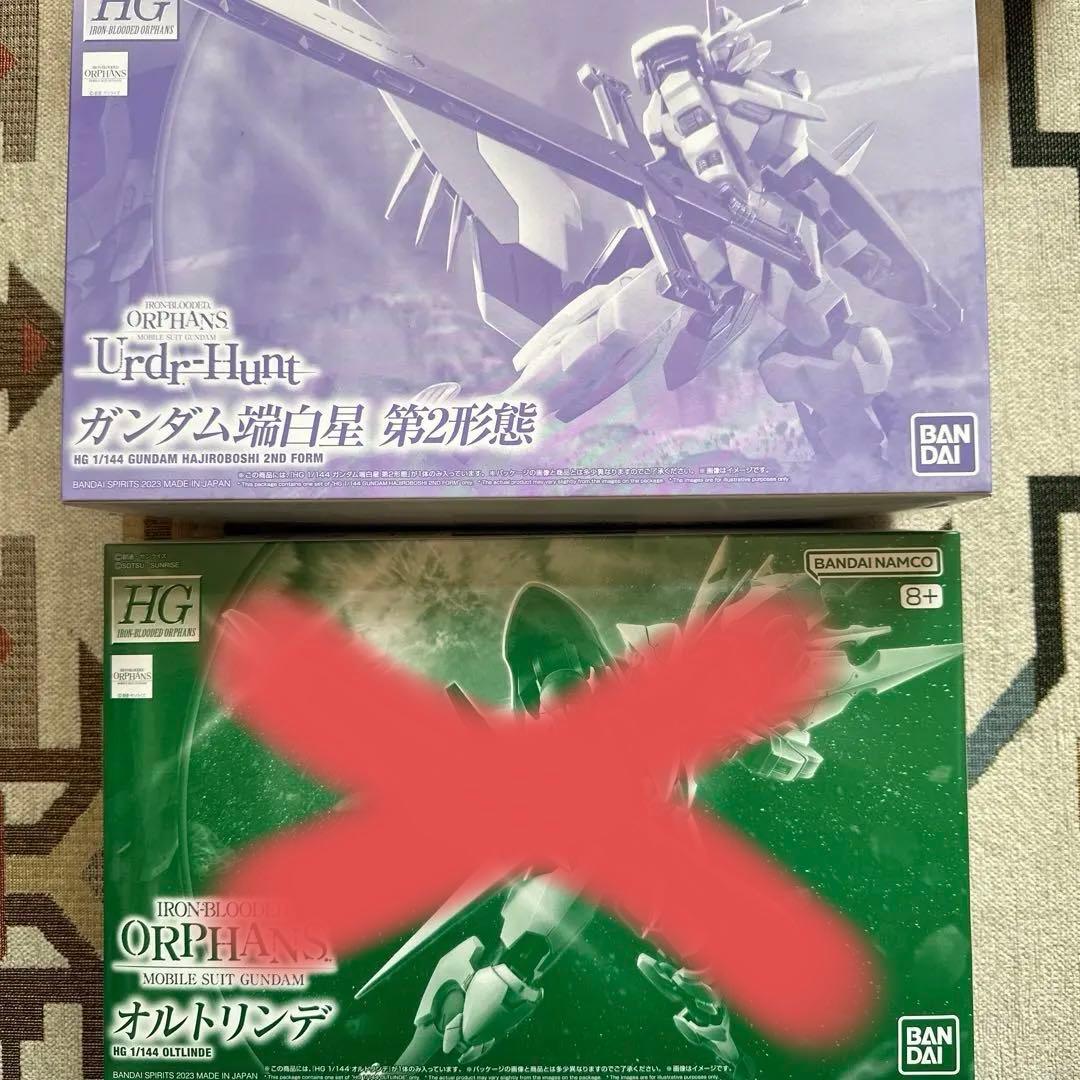 HG 1/144 ガンダム端白星 第二形態 & オルトリンデ