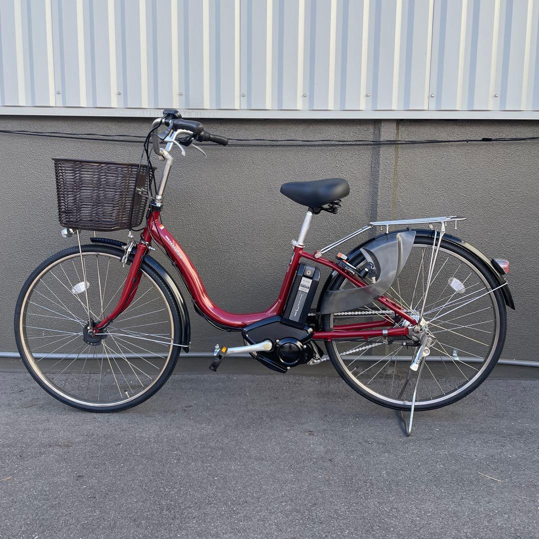 ヤマハ 電動アシスト自転車26インチ8.9Ah レッド