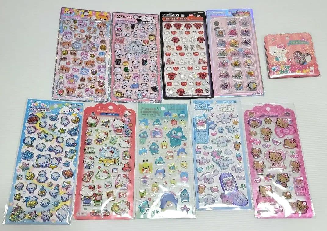全て国内正規品　シール大量まとめ売り　うるちゅるポップシール　ボンドロセット