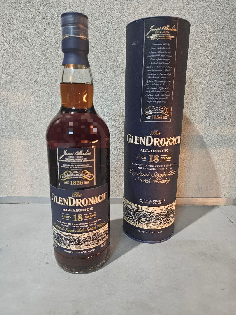 グレンドロナック18年　アラダイス　ponpao21