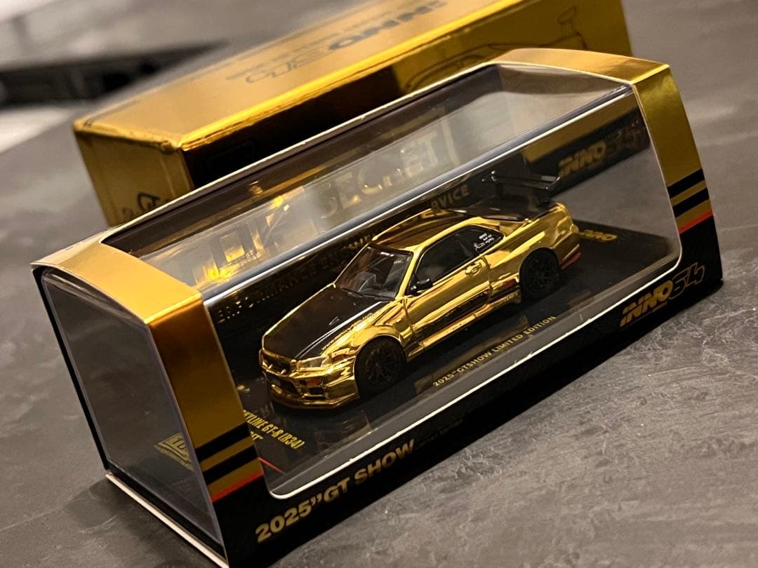 INNO 64 TOP SECRET 限定品　ゴールド　R34 トップシクレット
