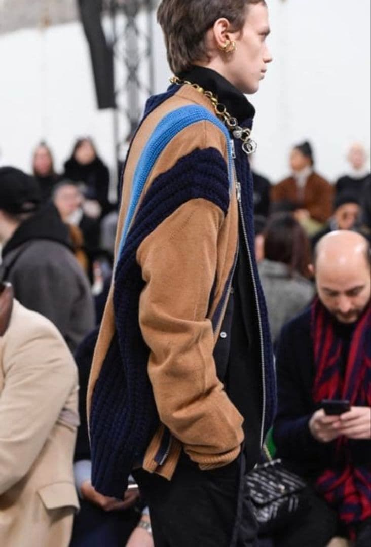 sacai 20AW Wool Knit Blouson サイズ1