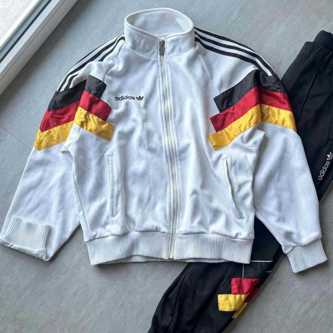 adidas トラックジャケット セットアップ ドイツ ジャージ トレフォイル