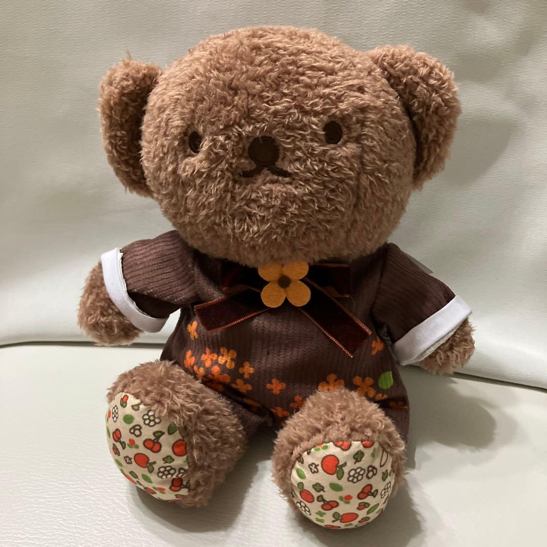 フラワーミッフィーボリスほわほわぬいぐるみ着せ替え洋服キンモクセイ Miffy