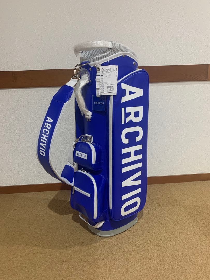 【11/15最終受付】ARCHIVIO キャディバッグ 青