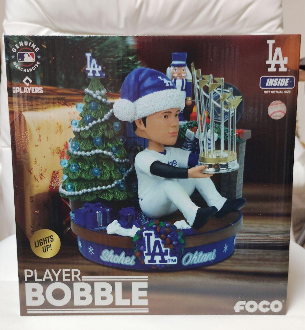 ★新品・光る★大谷翔平 ドジャース クリスマス ライトアップ機能付 フィギュア