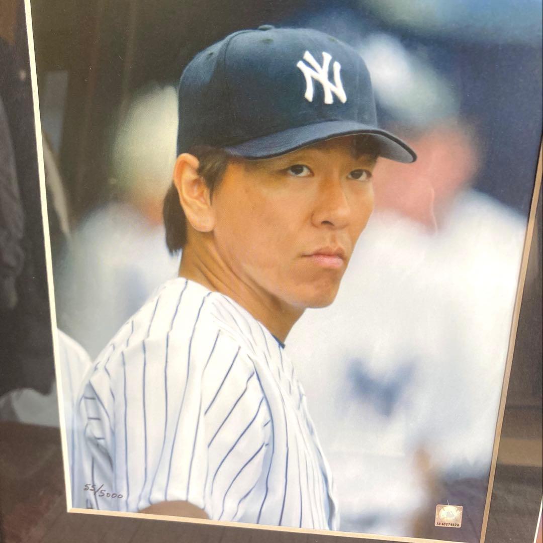 松井秀喜　ヤンキース　フォトフレーム 　パネル