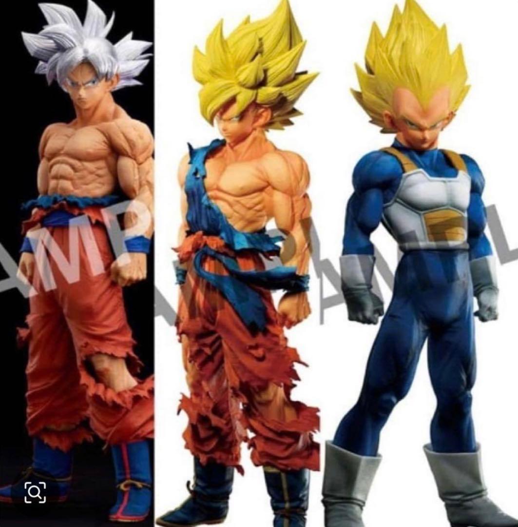 ドラゴンボール超　孫悟空　ベジータ　ゲンキダマツリ　SMSP フィギュア　3点